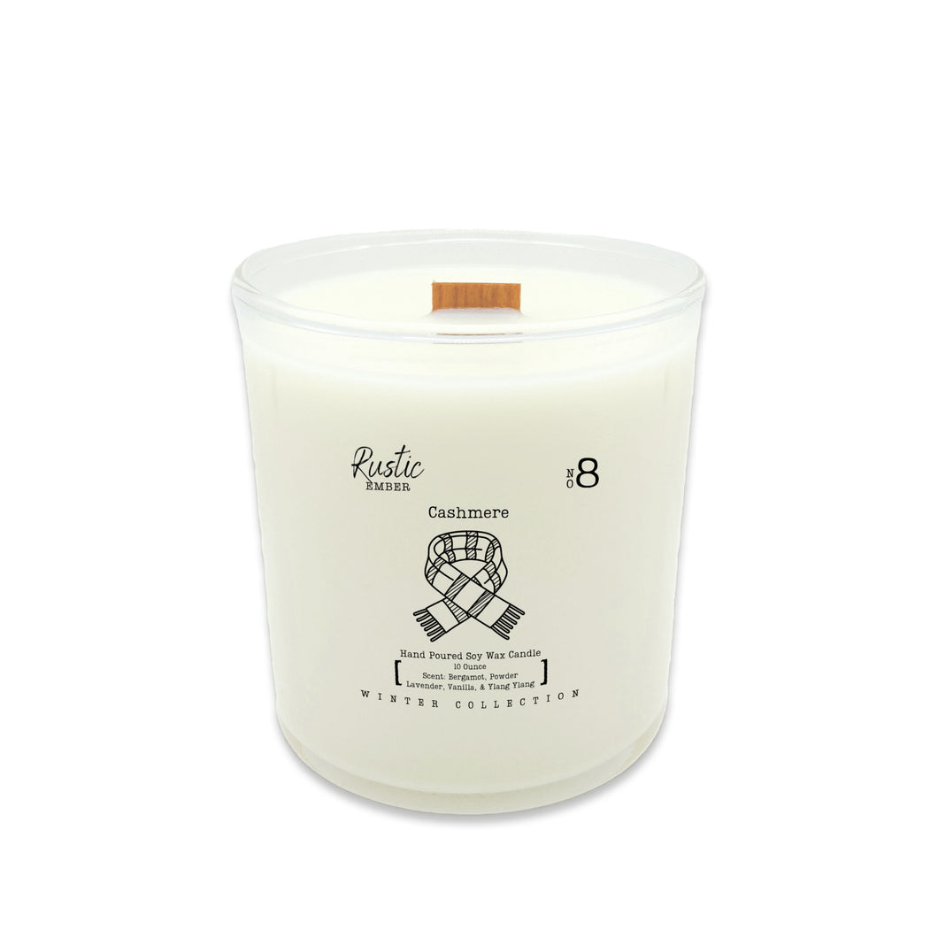 Cashmere | 10 Ounce Candle | Rustic Ember