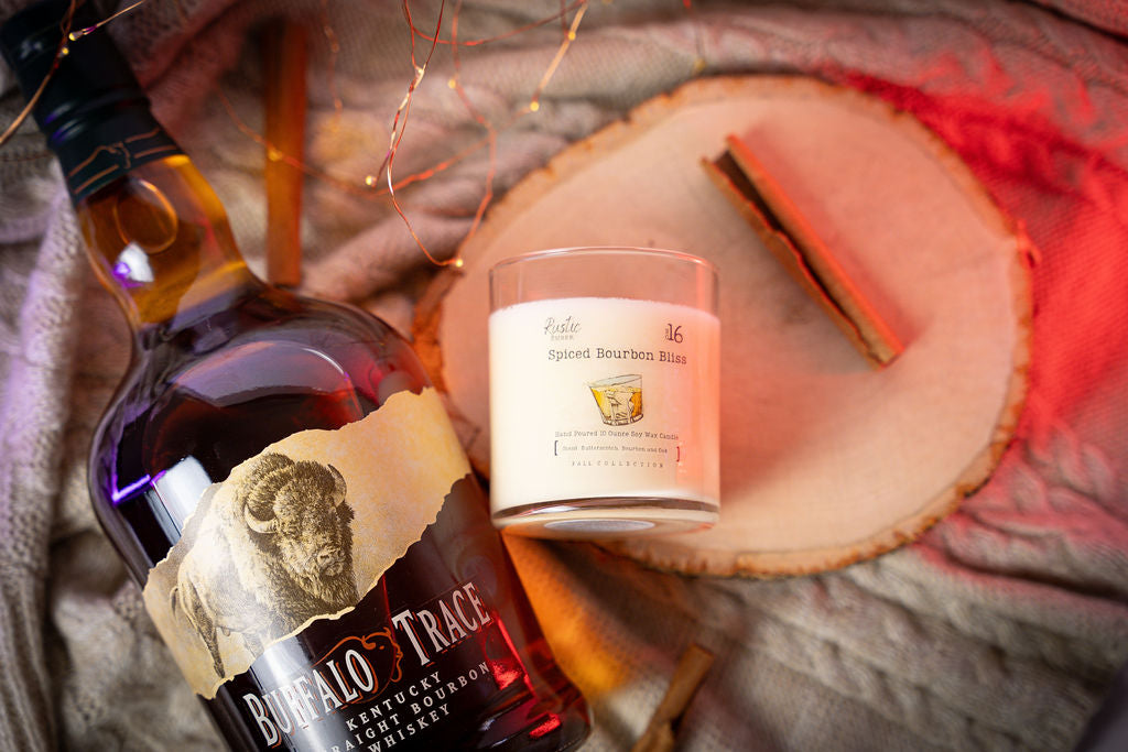 Rustic Ember | Spiced Bourbon Bliss | 10 Ounce Candle