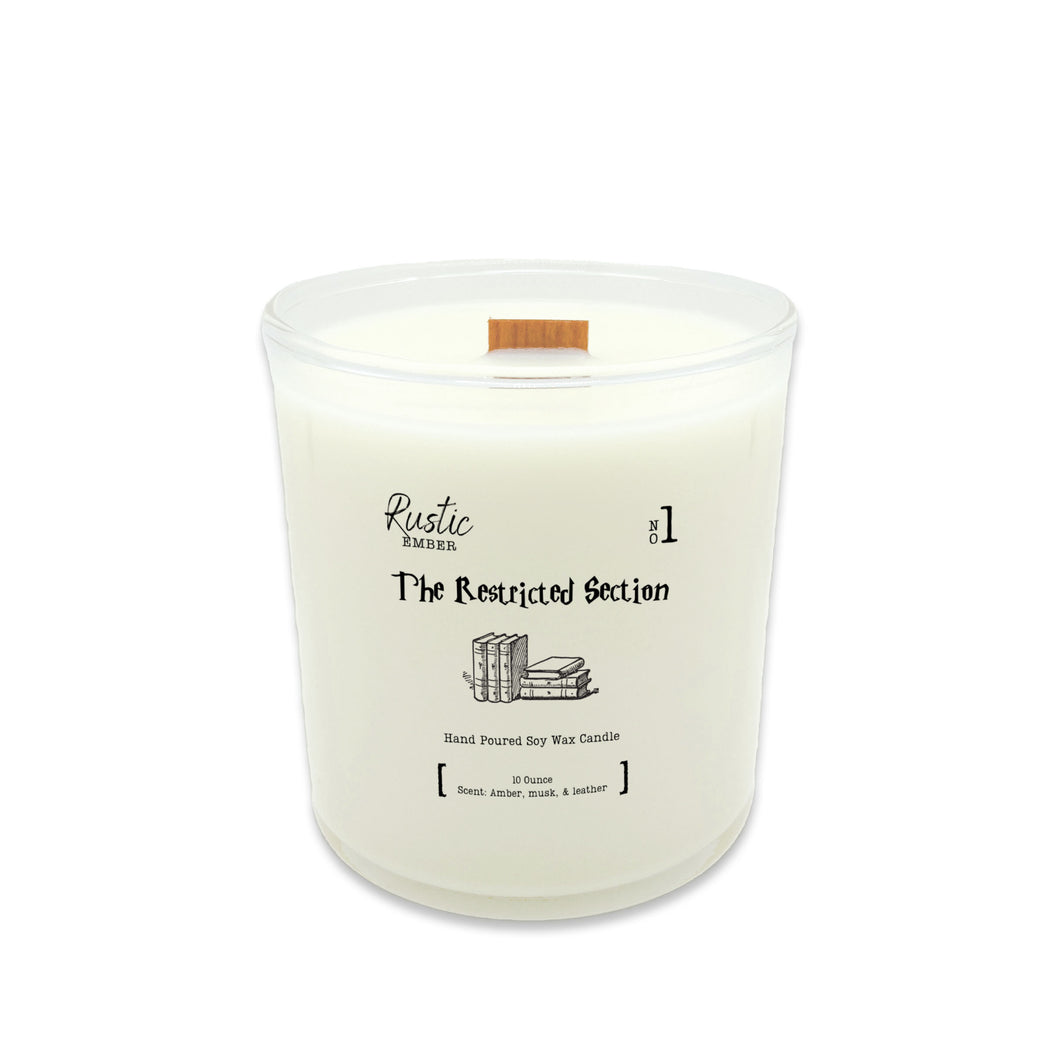 Rustic Ember | The Restricted Section | 10 Ounce Candle