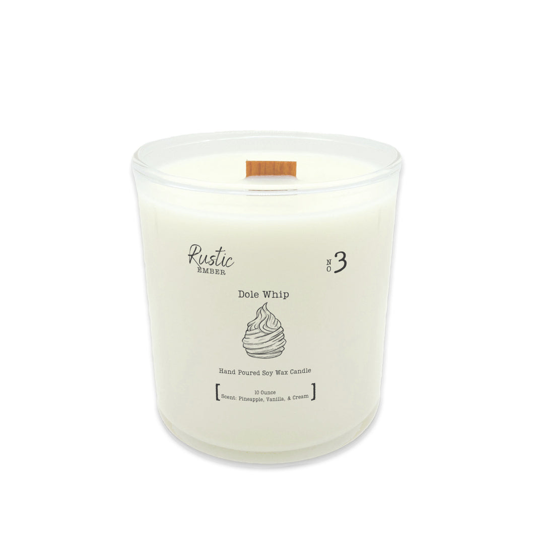 Rustic Ember | Dole Whip | 10 Ounce Candle