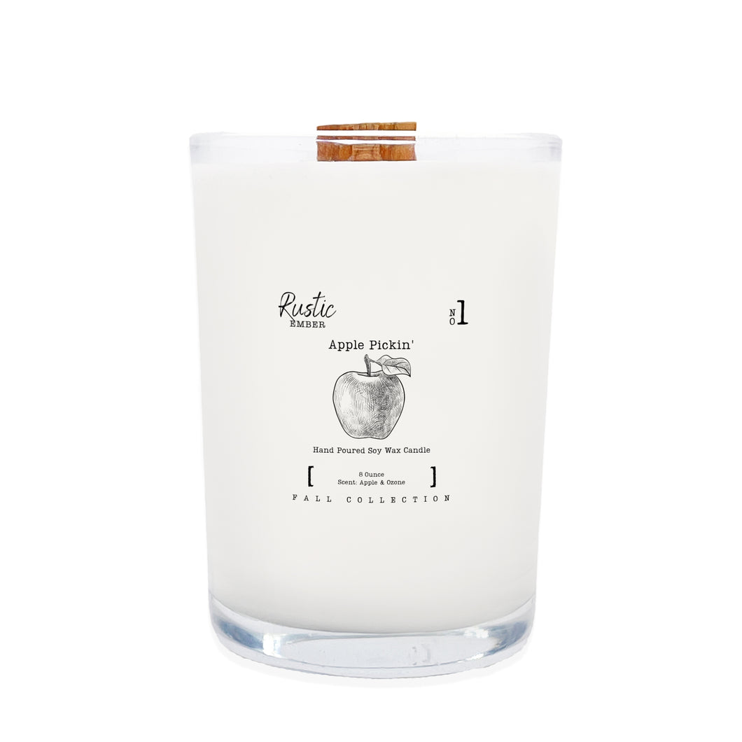 Apple Pickin' | 8 Ounce Candle | Rustic Ember