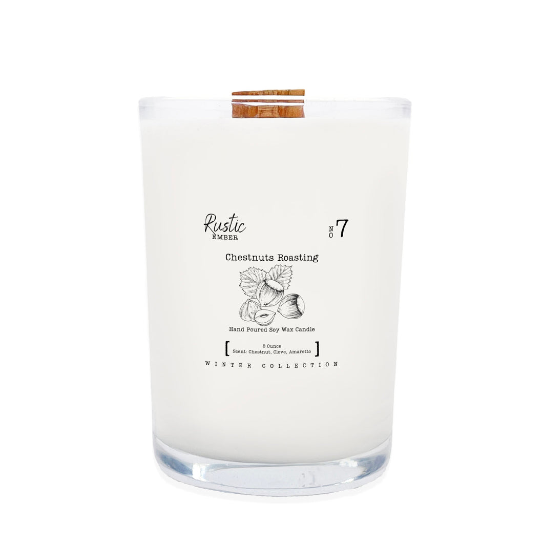 Chestnuts Roasting | 8 Ounce Candle | Rustic Ember