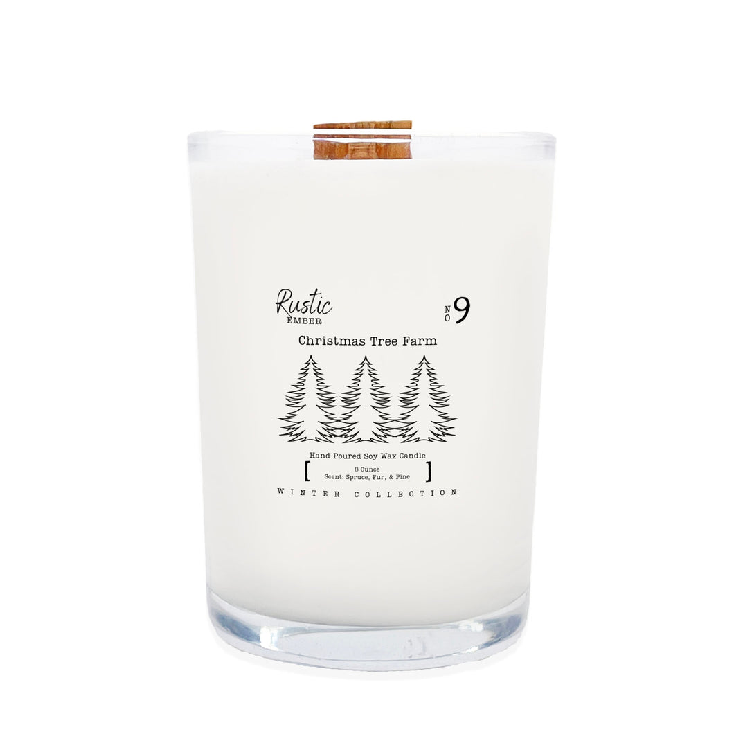 Christmas Tree Farm | 8 Ounce Candle | Rustic Ember