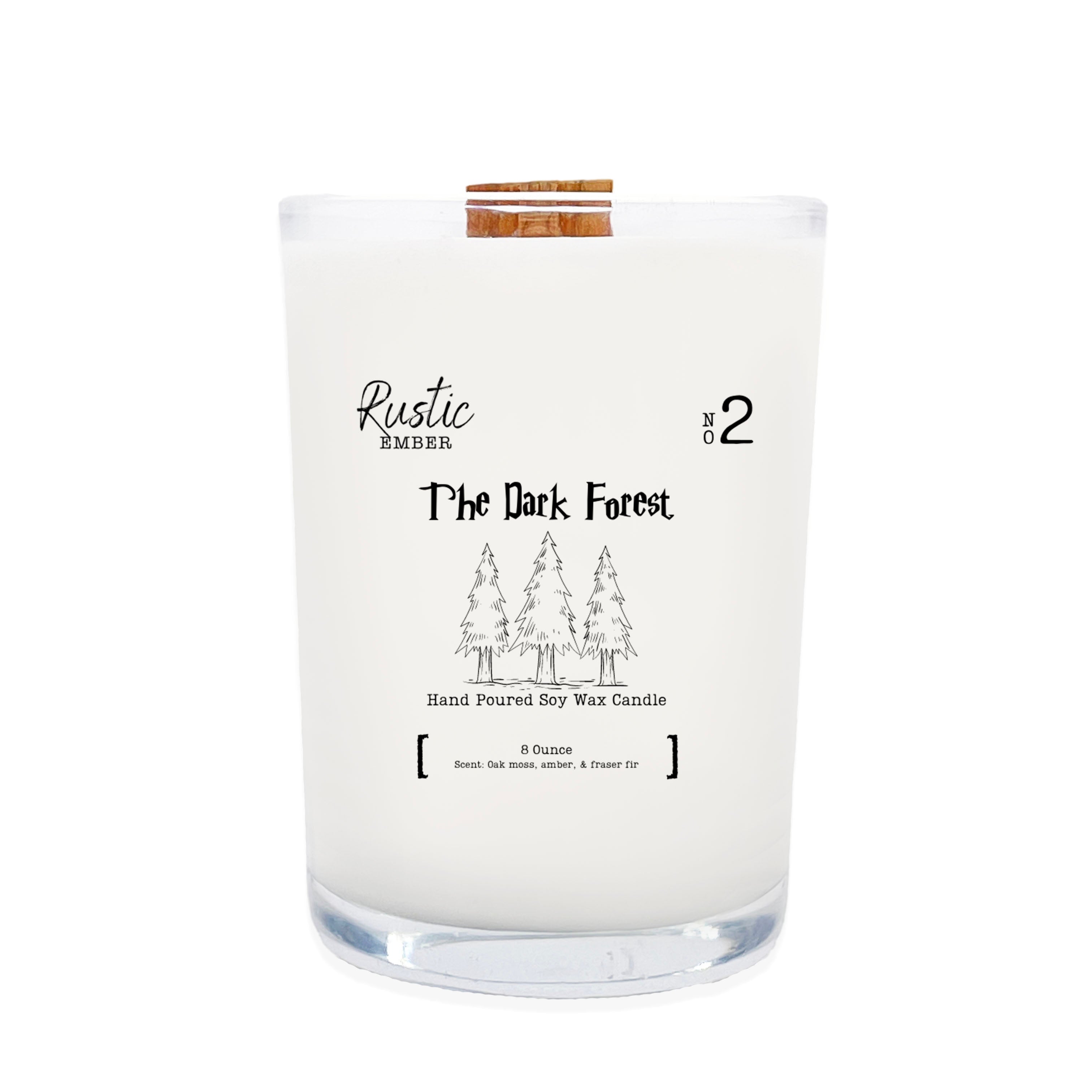 Rustic Ember | The Dark Forest | 8 Ounce Candle