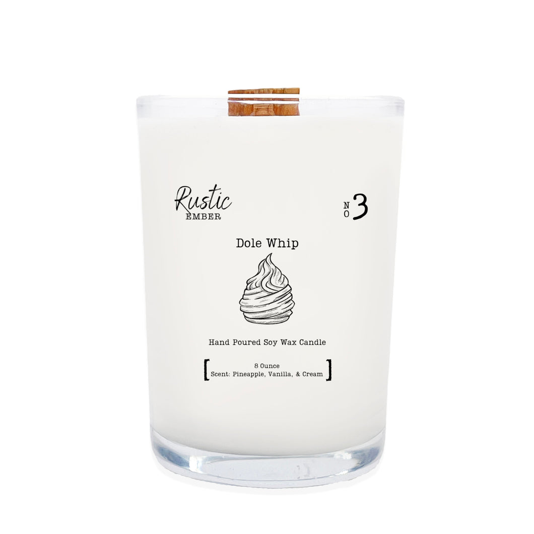 Rustic Ember | Dole Whip | 8 Ounce Candle