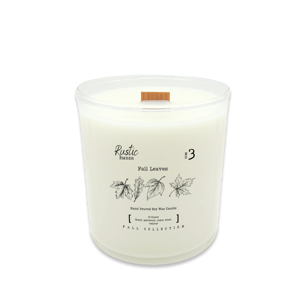 Fall Leaves | 10 Ounce Candle | Rustic Ember