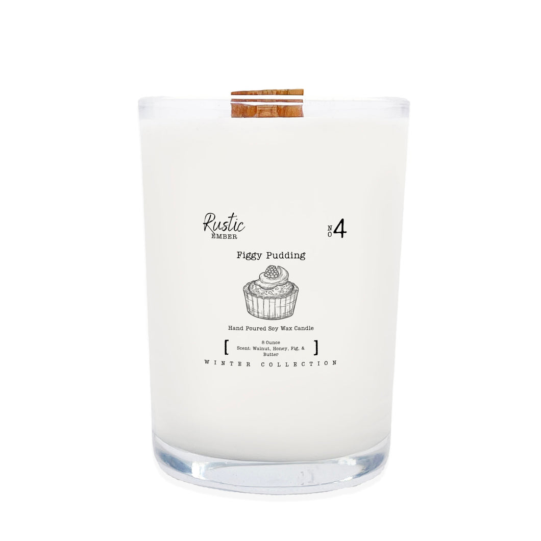 Figgy Pudding | 8 Ounce Candle | Rustic Ember