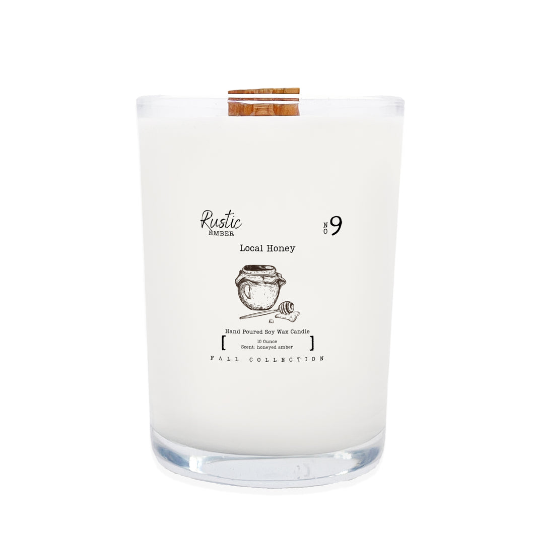 Local Honey | 8 Ounce Candle | Rustic Ember