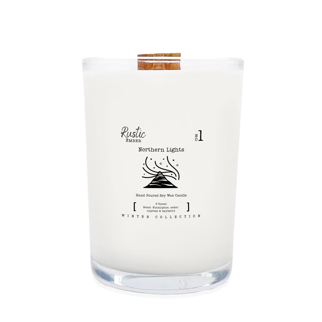 Northern Lights | 8 Ounce Candle | Rustic Ember