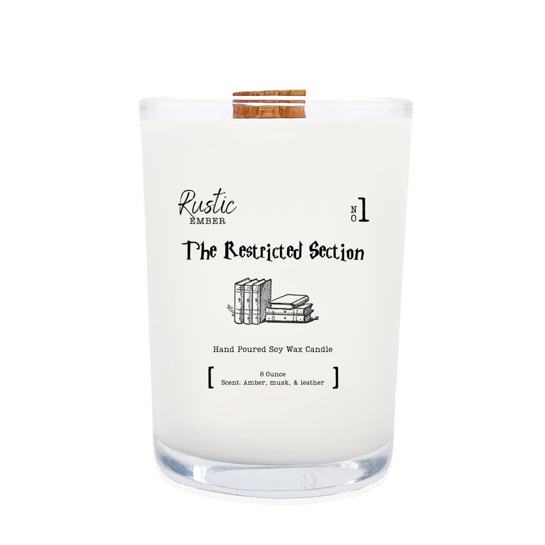 Rustic Ember | The Restricted Section | 8 Ounce Candle