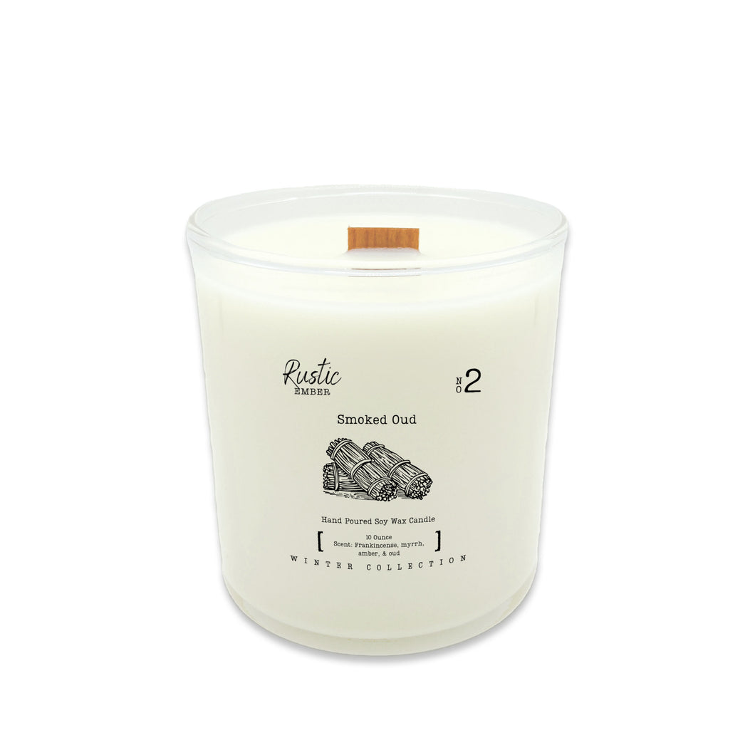 Smoked Oud | 10 Ounce Candle | Rustic Ember