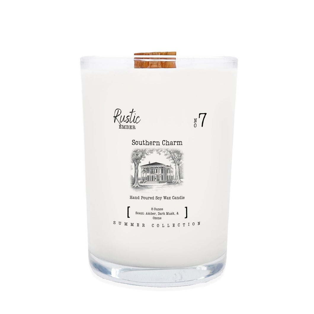Southern Charm | 8 Ounce Candle | Rustic Ember