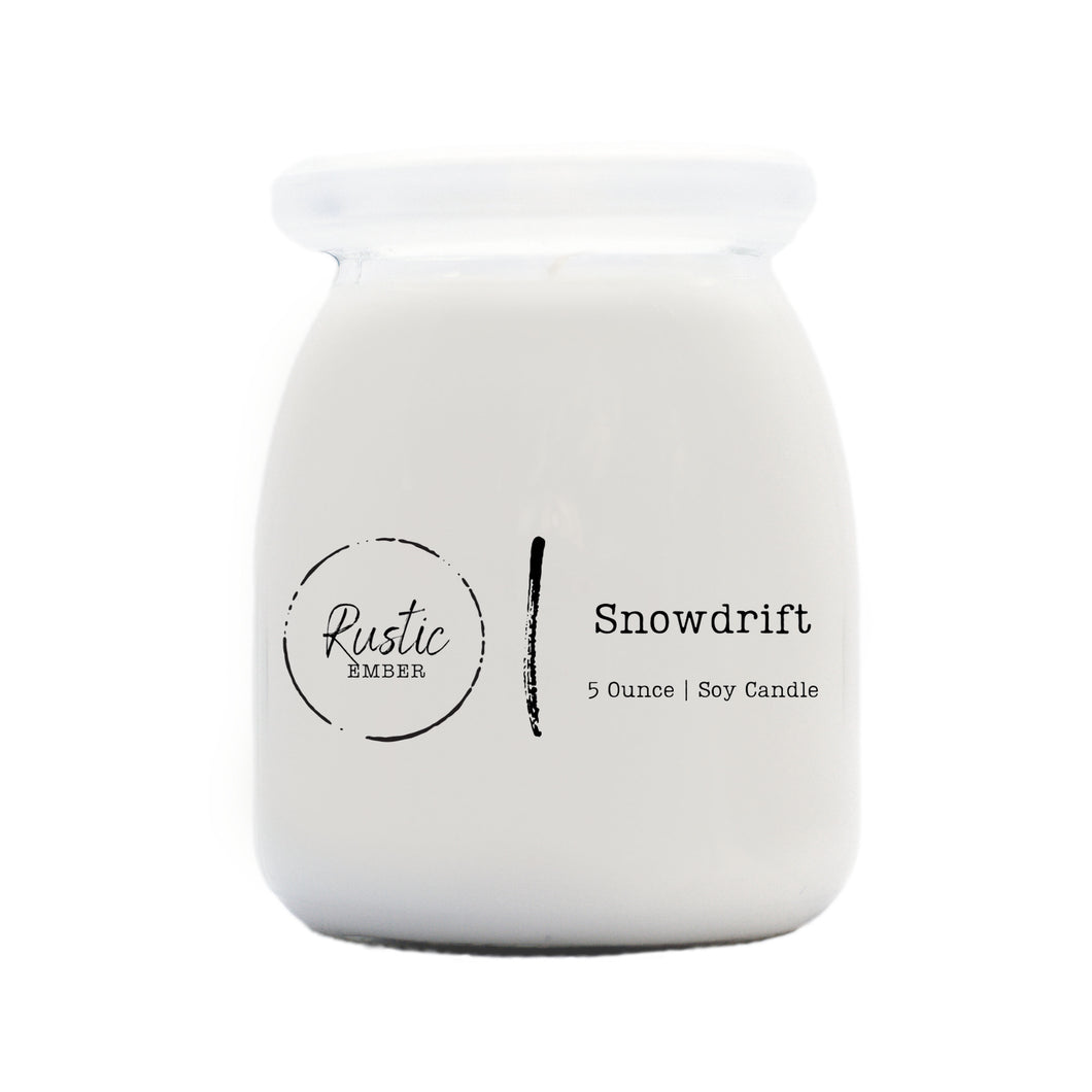 Snowdrift | 5 Ounce Candle | Rustic Ember