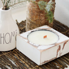 Load image into Gallery viewer, Rustic Ember | Vintage Cheese Mold | Soy Wax Candle
