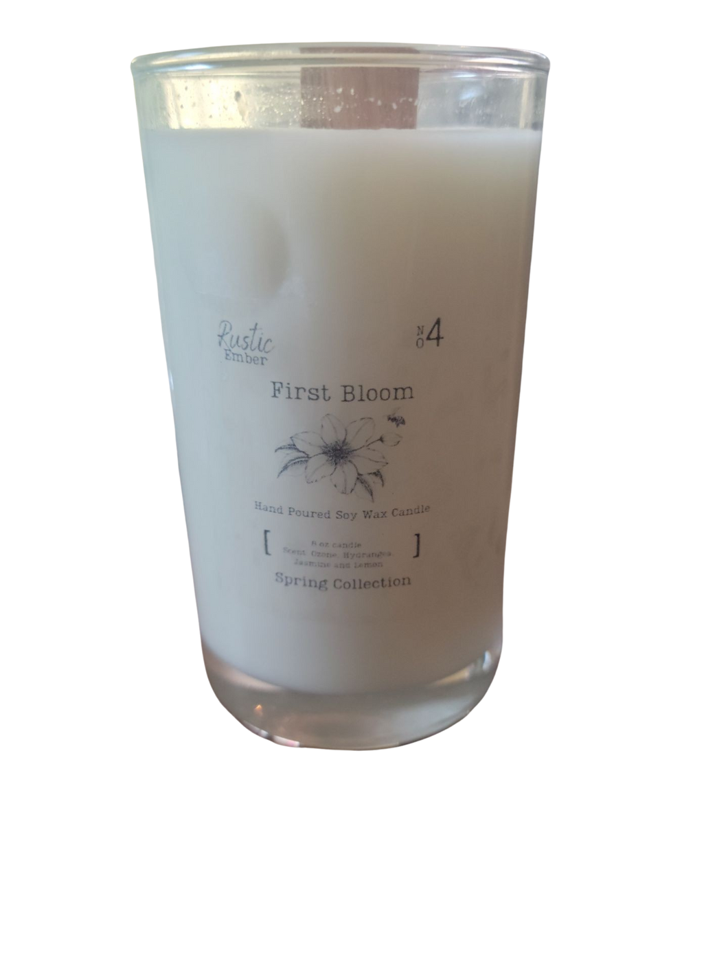 Rustic Ember | First Bloom | 8 oz candle