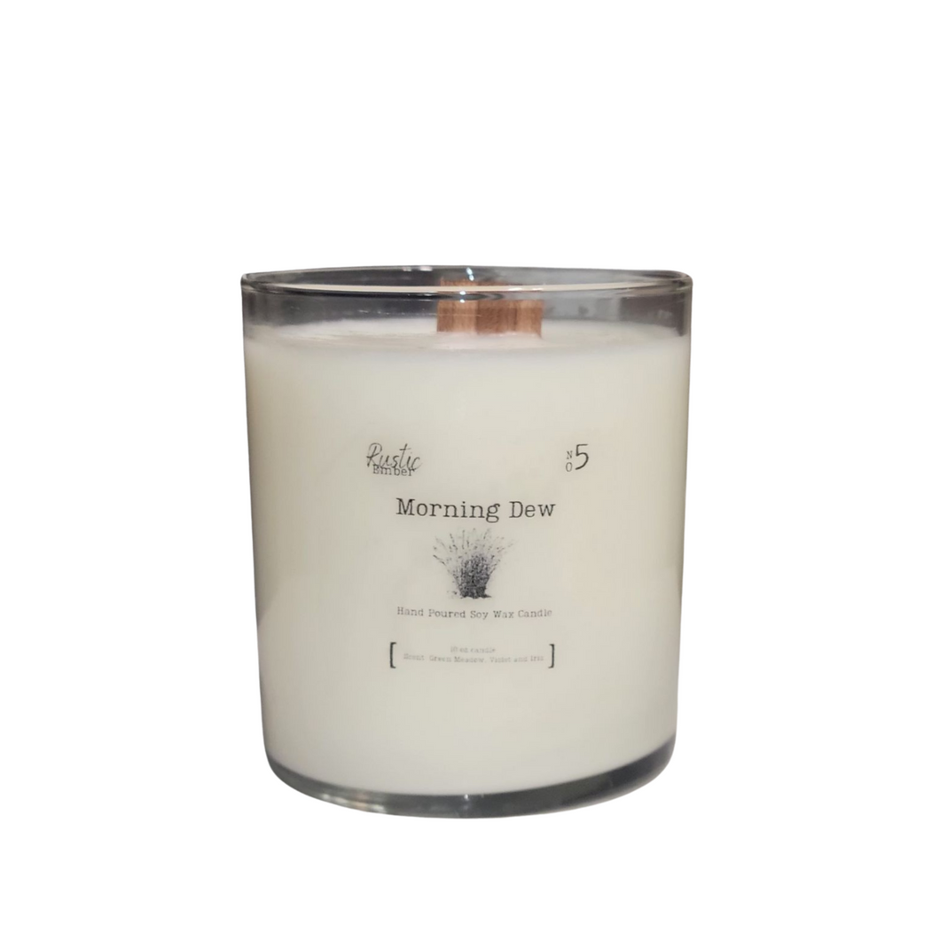 Rustic Ember | Morning Dew | 10 oz candle