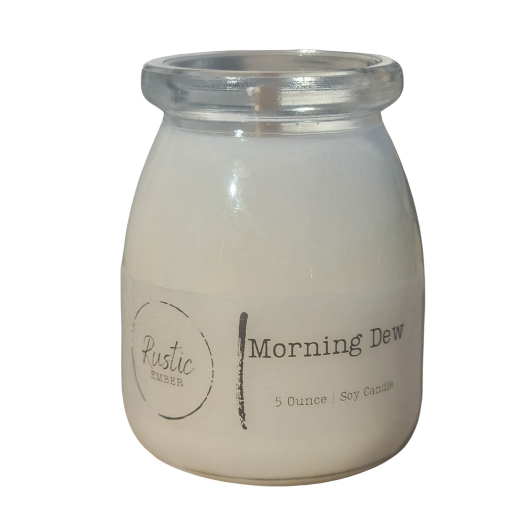 Rustic Ember | Morning Dew | 5 oz candle