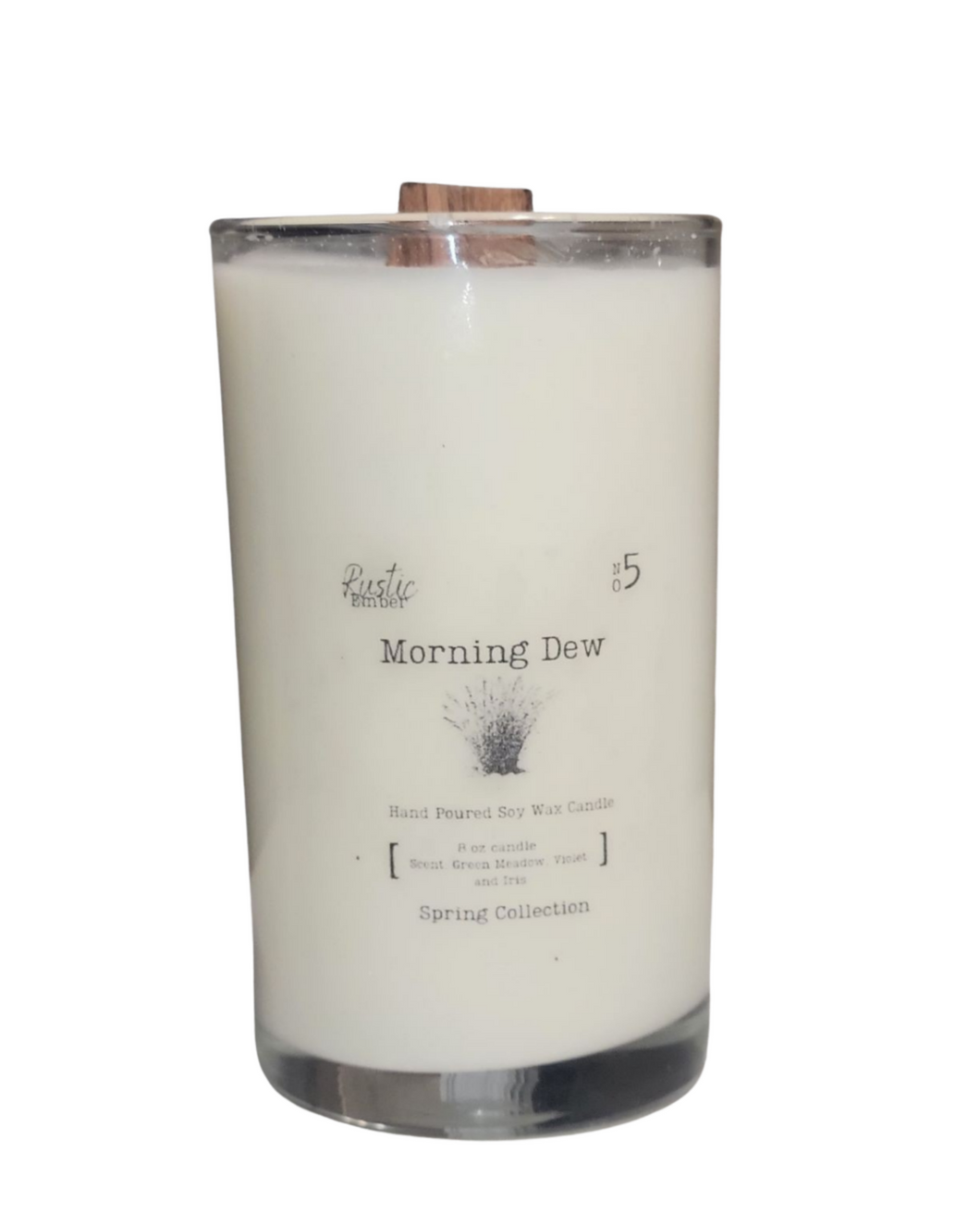 Rustic Ember | Morning Dew | 8 oz candle