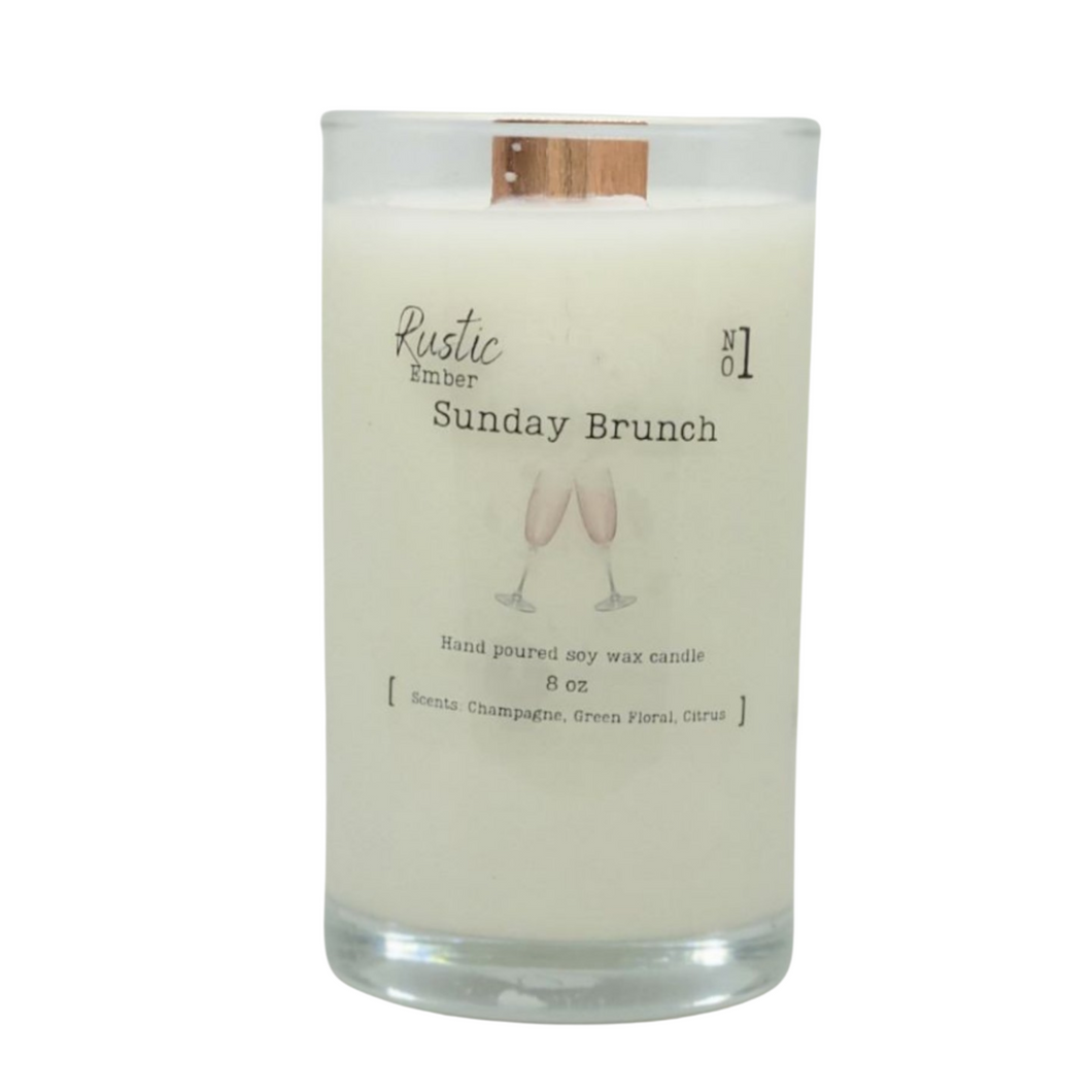 Rustic Ember | Sunday Brunch | 8 ounce candle