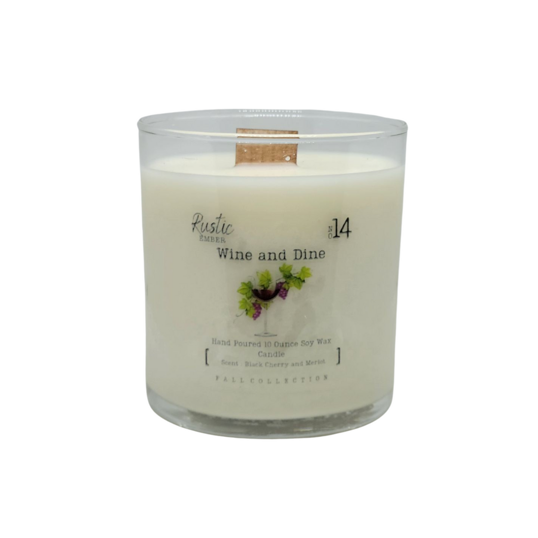 Rustic Ember | Wine & Dine | 10 Ounce Candle