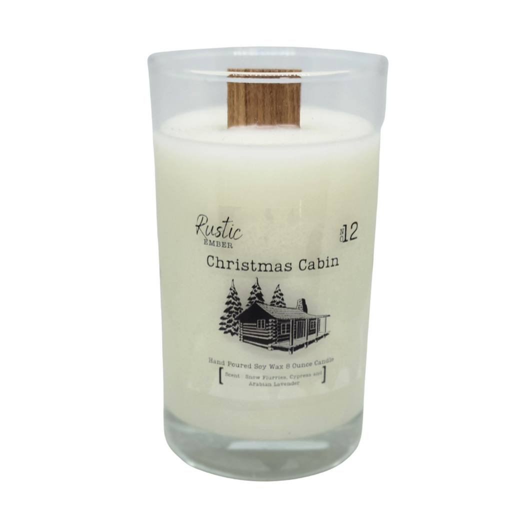 Rustic Ember | Christmas Cabin | 8 Ounce Candle