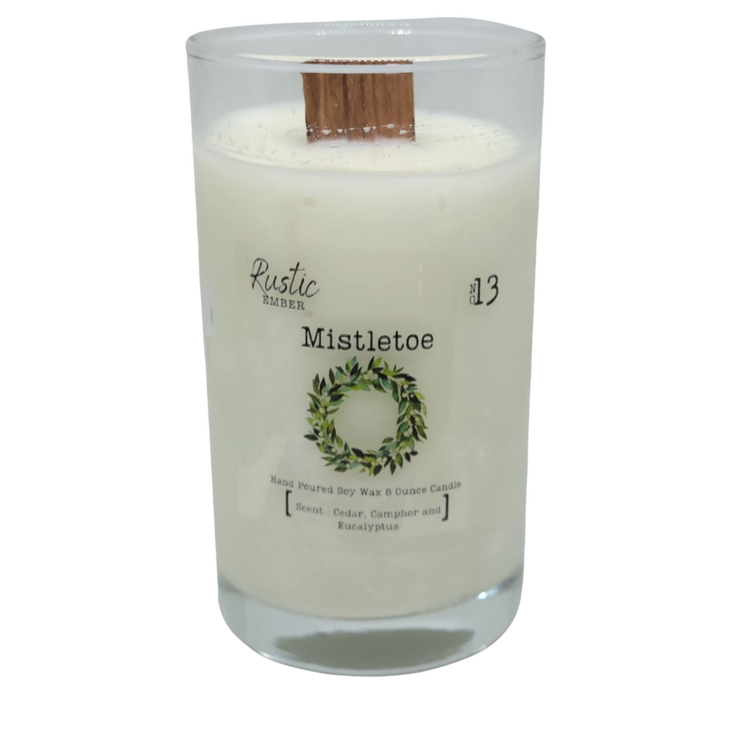 Rustic Ember | Mistletoe | 8 Ounce Candle