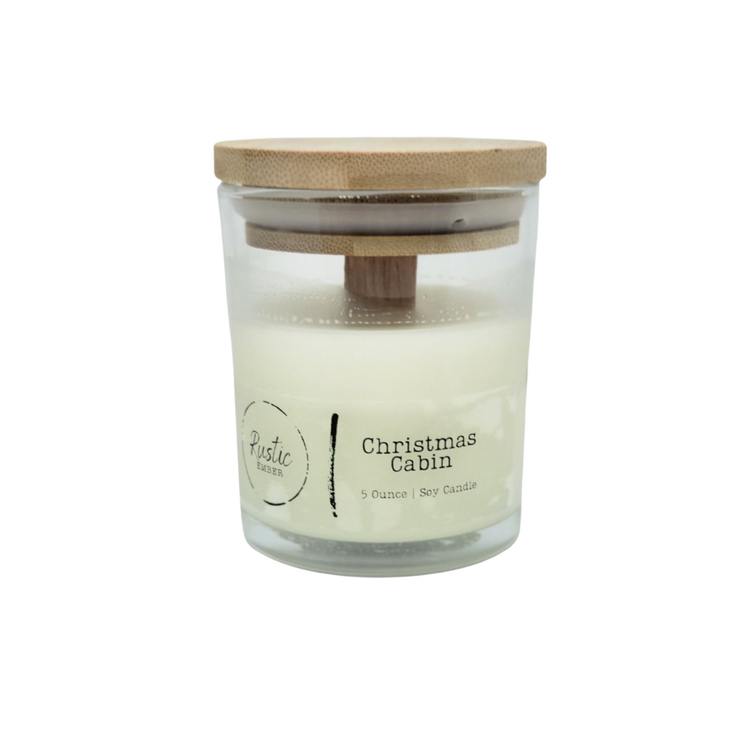 Rustic Ember | Christmas Cabin | 5 Ounce Candle